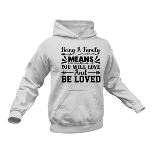 Family Love Cotton Hoodies, This Makes a Great Gift Idea