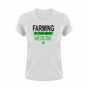 Farming is the best medicine T-Shirtanimals, farm, farmer, farming, Ladies, medicine, Mens, the best medicine, Unisex