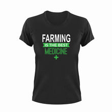 Load image into Gallery viewer, Farming is the best medicine T-Shirtanimals, farm, farmer, farming, Ladies, medicine, Mens, the best medicine, Unisex
