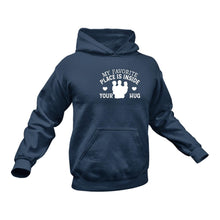 Load image into Gallery viewer, Father Hug Hoodie - Best Birthday Gift Idea or Christmas Present
