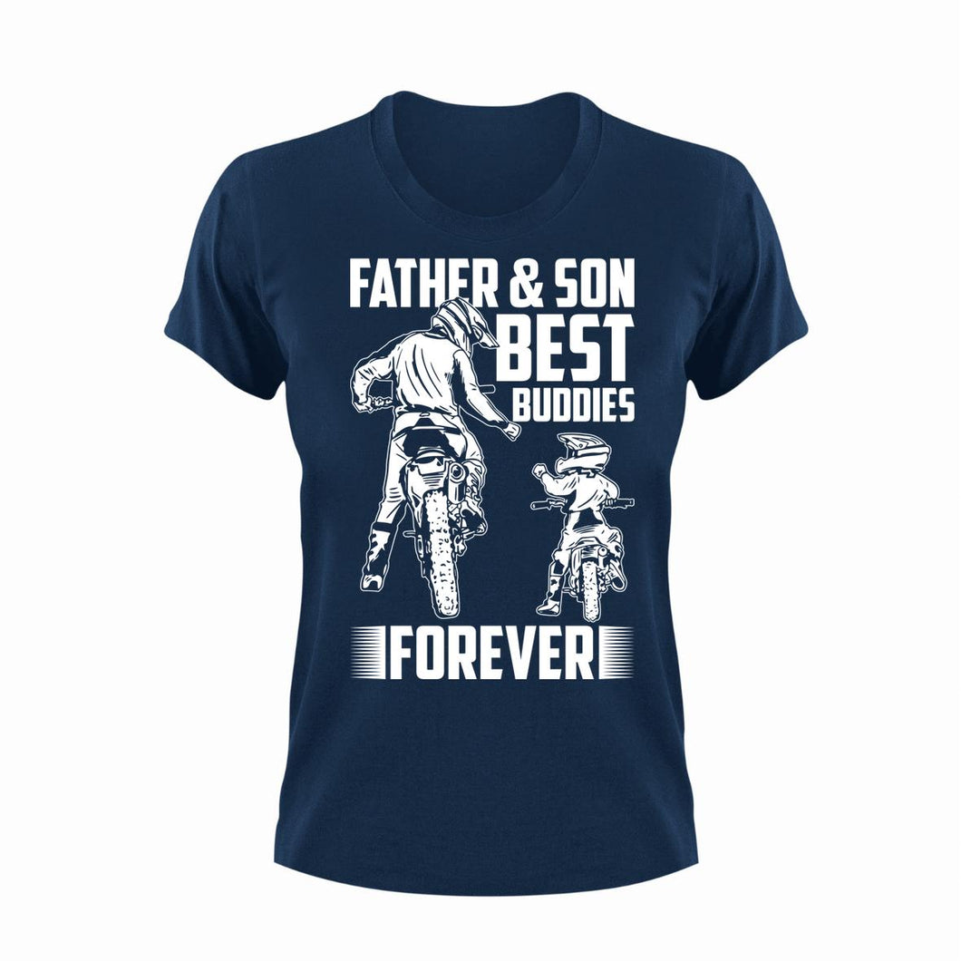 Father And Son Unisex Navy T-Shirt Gift Idea 137