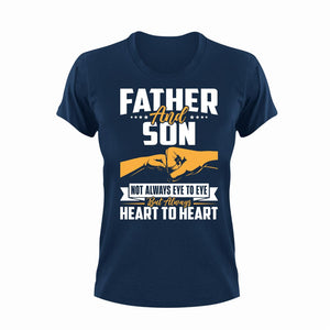 Father And Son 2 Unisex Navy T-Shirt Gift Idea 137