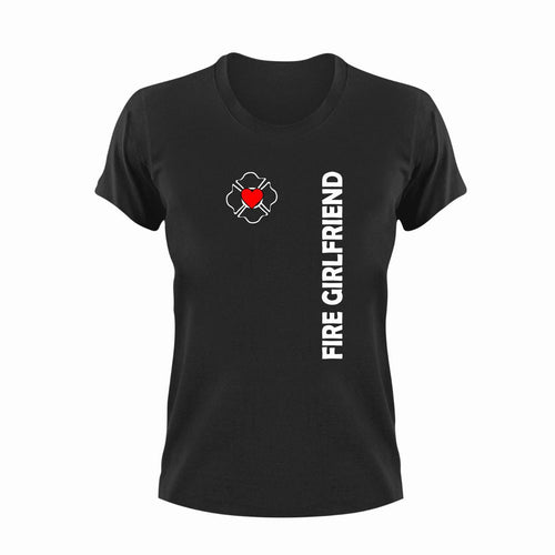 Firefighter girlfriend T-ShirtFirefighter, fireman, girl, girlfriend, Ladies, Mens, Unisex, wife
