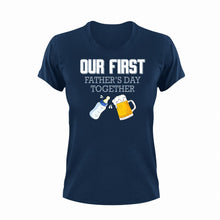 Load image into Gallery viewer, First Fathers Fay Together Unisex Navy T-Shirt Gift Idea 137
