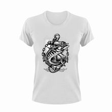 Load image into Gallery viewer, Fisherman Anchor T-Shirtanchor, fish, fisherman, fishing, Ladies, Mens, Unisex
