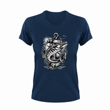 Load image into Gallery viewer, Fisherman Anchor T-Shirtanchor, fish, fisherman, fishing, Ladies, Mens, Unisex
