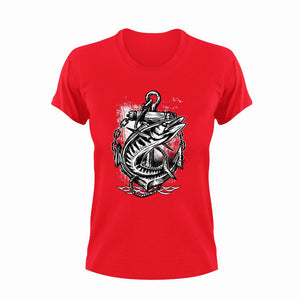Fisherman Anchor T-Shirtanchor, fish, fisherman, fishing, Ladies, Mens, Unisex