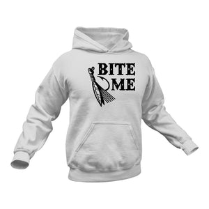 Fishing Lure - Bite Me Hoodie - Gift Idea for Fishermen