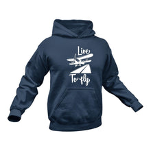 Load image into Gallery viewer, Flying Hoodie -  Birthday Gift Idea for Pilots Christmas Present
