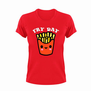 Fry Day T-Shirtfast food, food, Friday, fries, Ladies, Mens, Unisex
