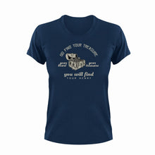 Load image into Gallery viewer, Go Find Your Treasure Unisex Navy T-Shirt Gift Idea 131

