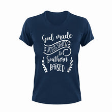 Load image into Gallery viewer, God Made Unisex Navy T-Shirt Gift Idea 123
