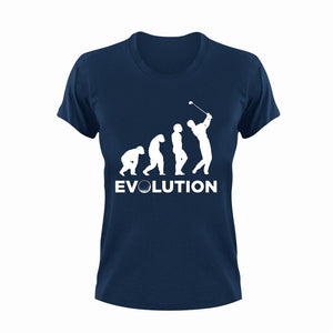 Golfer Evolution T-Shirtevolution, golf, golfer, Golfing, Ladies, Mens, sport, Unisex