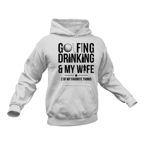 Golfing Hoodie Gift Idea For Father's Day, Birthday And Christmas