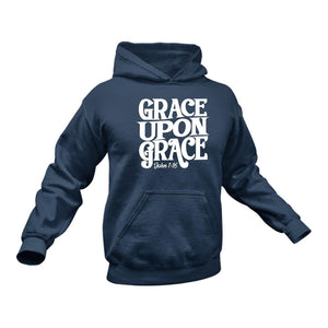 Grace Upon Grace Christian Hoodie Gift Idea