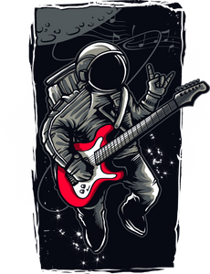 Astronaut Playing Guitar Hoodie