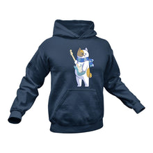 Load image into Gallery viewer, Guitar Cat Hoodie
