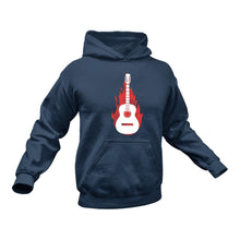 Load image into Gallery viewer, Guitar Cotton Hoodie, Best Gift Idea for Guitar Players
