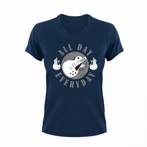 All Day Everyday Guitar T-Shirtguitar, Ladies, Mens, music, musician, Unisex