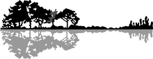 Load image into Gallery viewer, Guitar Shape Tree Silhoutte Hoodie
