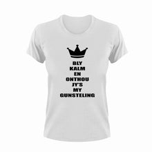 Load image into Gallery viewer, Bly Kalm En Onthou Jys My Gunsteling Afrikaans T-Shirt
