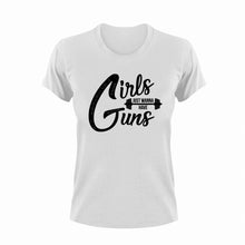 Load image into Gallery viewer, Girls just wanna have guns T-Shirtfitness, girls, gym, Ladies, Mens, Unisex
