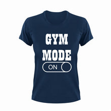 Load image into Gallery viewer, Gym Mode ON T-Shirtgym, gymnast, gymnastics, Ladies, Mens, Mode On, Unisex, weights
