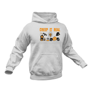 Creep It Real - Unique Cotton Hoodie - Best Idea for a Gift