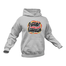 Load image into Gallery viewer, Create Your Own Happiness Motivational Cotton Hoodie - Unique Gift Idea
