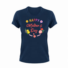 Load image into Gallery viewer, Happy Mothers Day Unisex Navy T-Shirt Gift Idea 130
