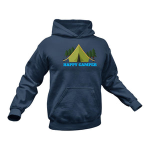Happy Camper Hoodie - Outdoor Camping Gift Idea