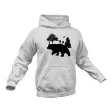 Load image into Gallery viewer, Outdoor hiking Bear Silhouette Hoodie
