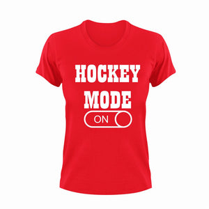Hockey Mode ON T-ShirtHockey, Ladies, Mens, Mode On, sport, Unisex