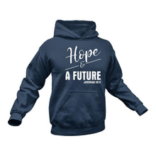 Load image into Gallery viewer, A Hope and a Future Christian Hoodie Gift Idea
