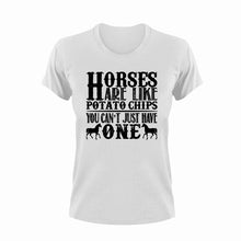 Load image into Gallery viewer, Horses are like potato chips T-Shirt
