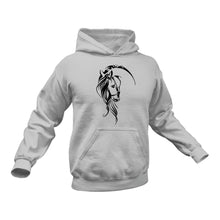 Load image into Gallery viewer, Horse Head Hoodie - Gift Equestrian Idea
