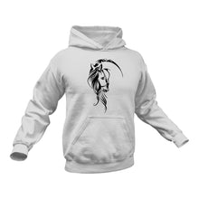 Load image into Gallery viewer, Horse Head Hoodie - Gift Equestrian Idea
