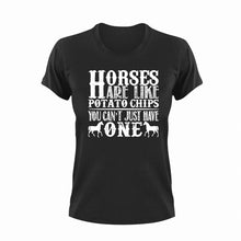 Load image into Gallery viewer, Horses are like potato chips T-Shirt
