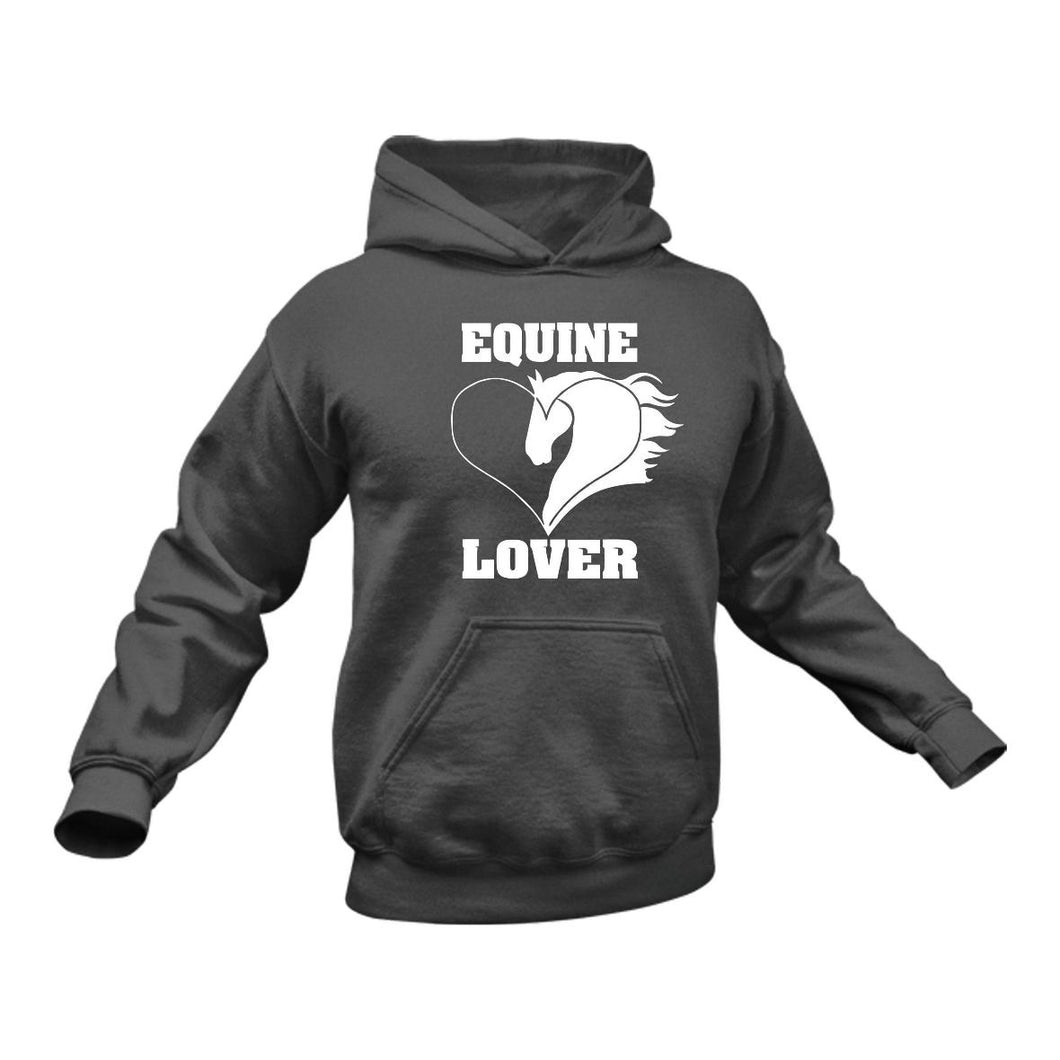 Equine Lover - Unique Cotton Hoodie - Best Idea for a Horse Lovers Gift
