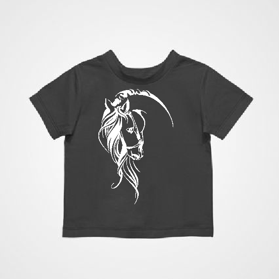 Horse Head Kids T-Shirt