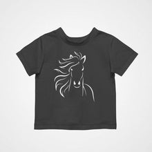 Load image into Gallery viewer, Horse Facing Front Kids T-Shirt

