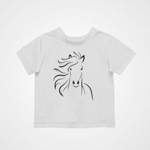 Horse Facing Front Kids T-Shirt