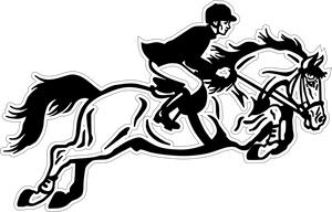 Show Jumper Horse and Rider Hoodie