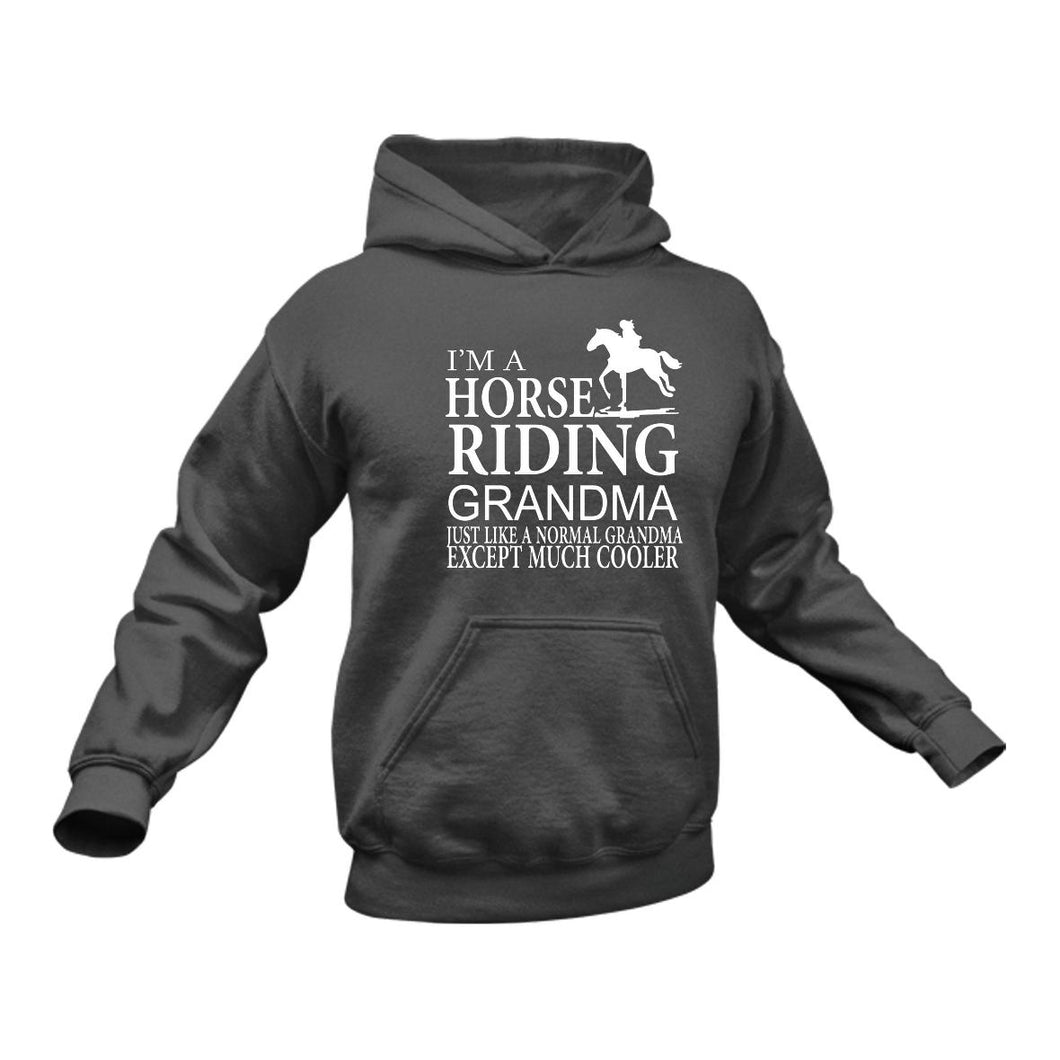 Horse Riding, Hoodie, Grandma Gift, Gift for Grandmother, Gift Ideas for Grandma, Grandma Birthday Gifts