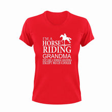 Load image into Gallery viewer, I&#39;m a horse riding grandma T-Shirt

