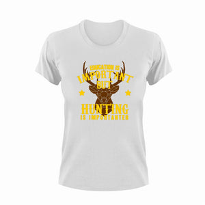Gift Idea Education Is Important But Hunting Is Importanter T-Shirteducation, funny, hunt, hunter, hunting, Ladies, Mens, Unisex