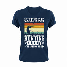 Load image into Gallery viewer, Hunting Dad Unisex Navy T-Shirt Gift Idea 137
