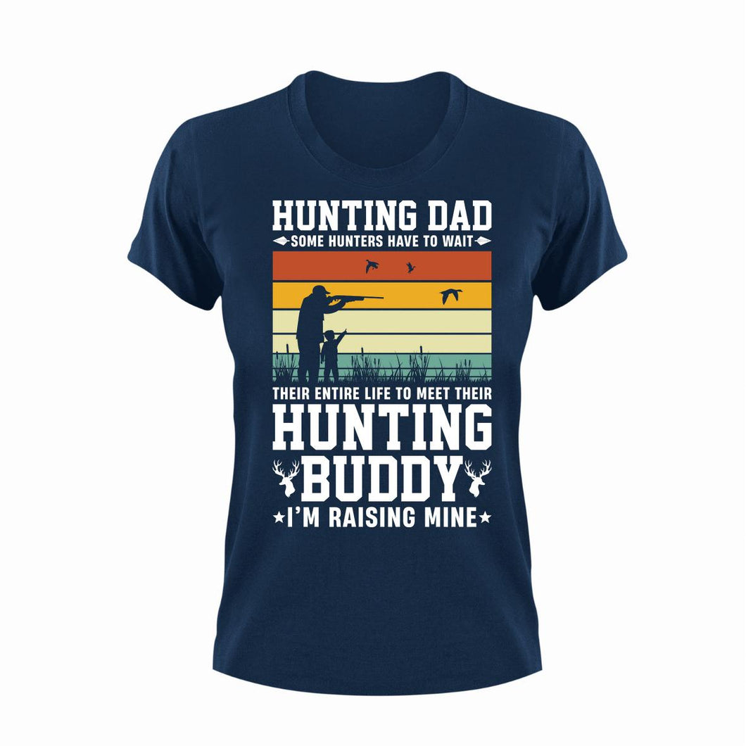 Hunting Dad Unisex Navy T-Shirt Gift Idea 137