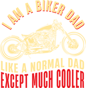 I Am A Biker Dad Unisex Navy T-Shirt Gift Idea 137