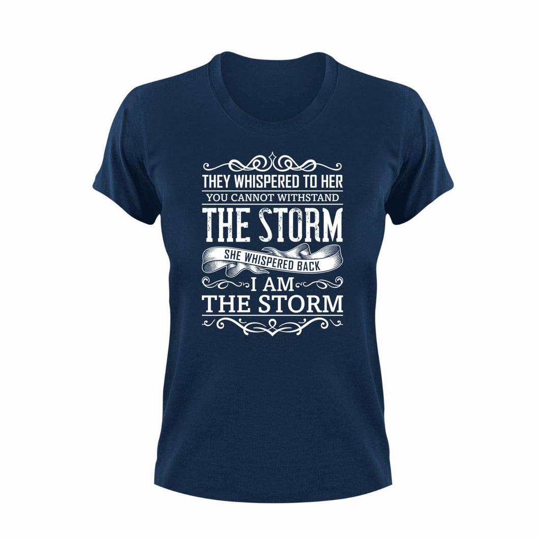 I Am The Storm Unisex Navy T-Shirt Gift Idea 131